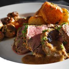 Cajun Beef Fillet with Herb Roasted Potatoes