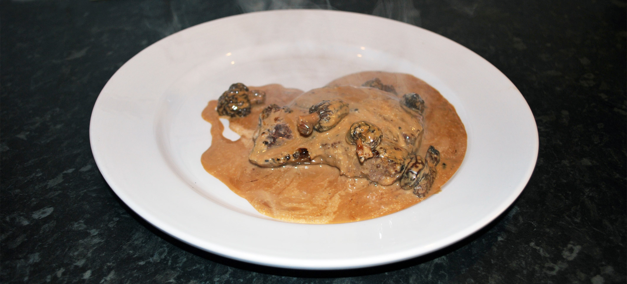 Fillet Steak in Morel Mushroom Sauce