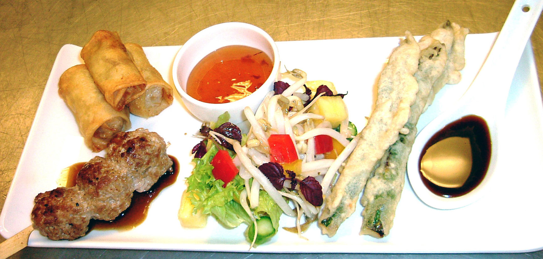 Oriental Duck & Asparagus Combo
