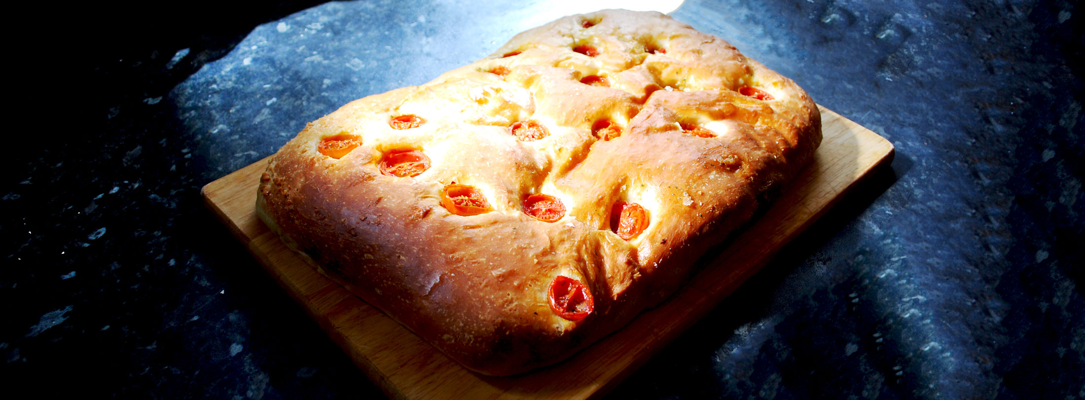 Tomato, Basil & Garlic Focaccia