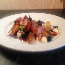 Breast of Duck in Blackberry Sauce